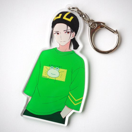 表情が選べる！「ひまじん」アクリルキーホルダー