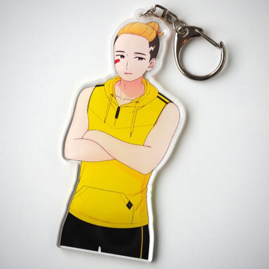 表情が選べる！「陰キャ転生」アクリルキーホルダー