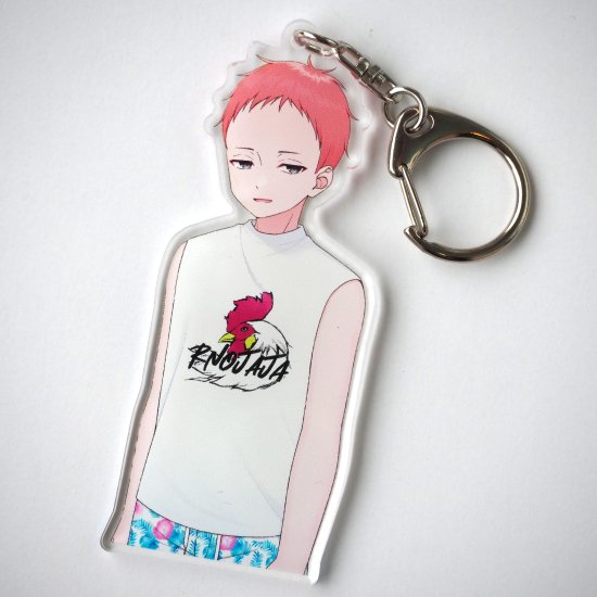 表情が選べる！「のじゃじゃ」アクリルキーホルダー